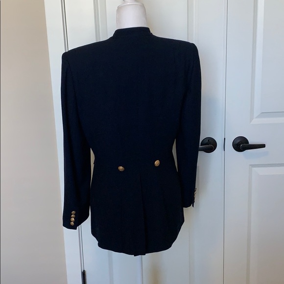 Lauren Ralph Lauren navy blue pea coat. - Picture 6 of 8